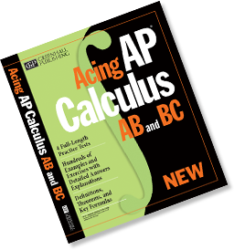 Our latest book: Acing AP Calculus AB and BC New Edition